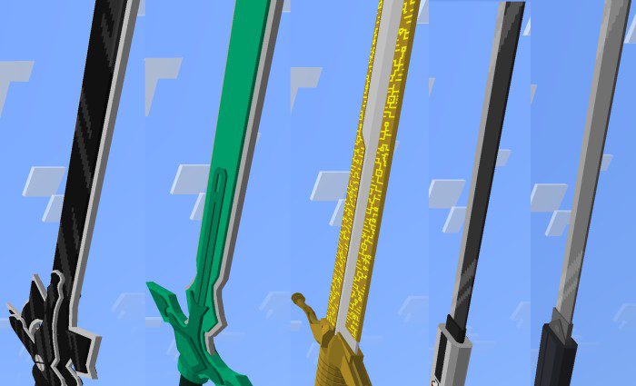 TheVeis's Legendary Swords Addon (1.20, 1.19) - MCPE/Bedrock Mod 2