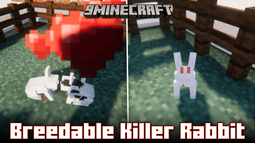 Breedable Killer Rabbit Mod (1.21, 1.20.1) – Make Rabbit, Bunny Tamable Thumbnail