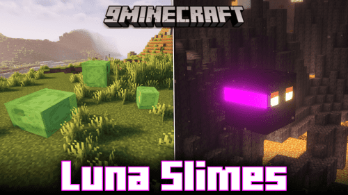 Luna Slimes Mod (1.21, 1.20.1) – Improved Slimes Thumbnail