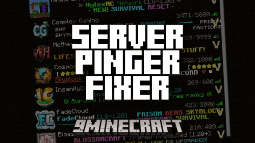 Server Pinger Fixer Mod (1.21, 1.20.1) – Improves Server Pinging Speed Thumbnail