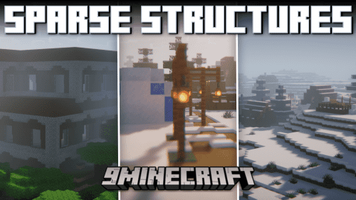 Sparse Structures Mod (1.21.1, 1.20.1) – Better Structure Generation Thumbnail