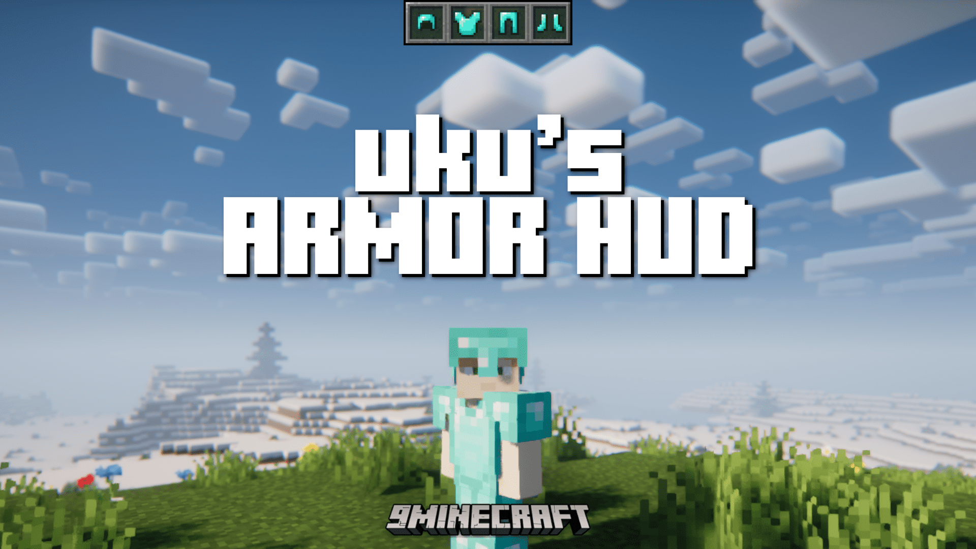 Uku's Armor HUD Mod (1.21, 1.20.1) - Armor Durability Display 1