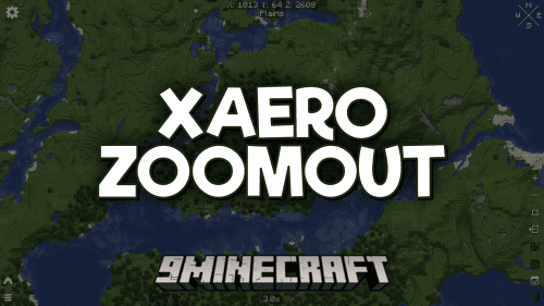 Xaero Zoomout Mod (1.21, 1.20.1) – Reduces Minimum Zoom of World Map Thumbnail