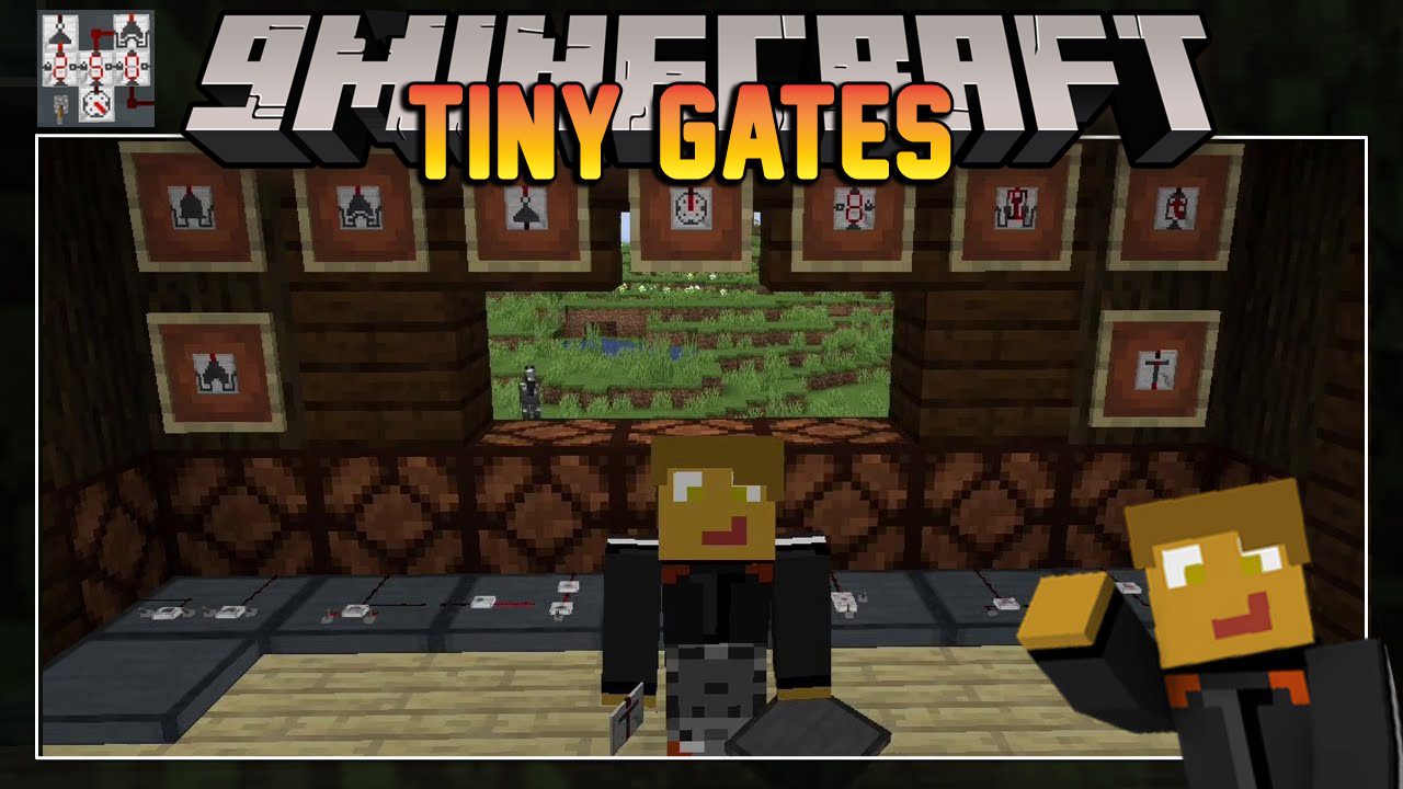 Tiny Gates Mod (1.20.1, 1.19.3) - Tiny Redstone Gates 1