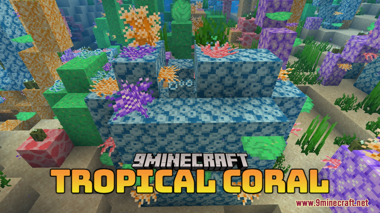 Tropical Coral Resource Pack (1.20.6, 1.20.1) - Texture Pack 1