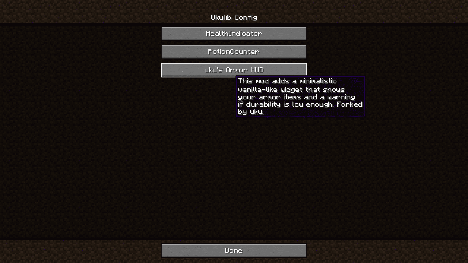Uku's Armor HUD Mod (1.21, 1.20.1) - Armor Durability Display 5