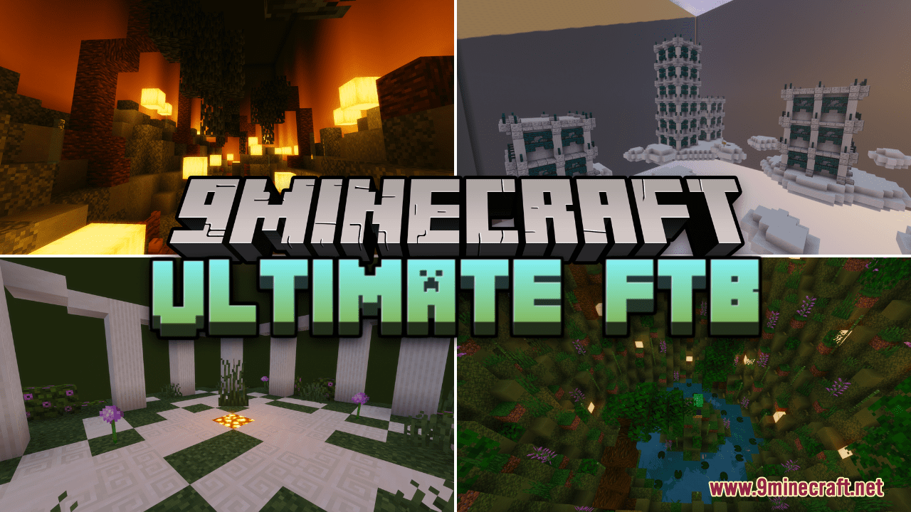 Ultimate FTB Map (1.21.1, 1.20.1) - Button Hunter's Odyssey 1