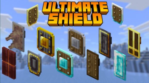 Ultimate Shields Addon (1.21, 1.20) – MCPE/Bedrock Mod Thumbnail