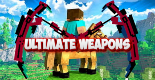 Ultimate Weapons Addon (1.20, 1.19) – MCPE/Bedrock Mod Thumbnail