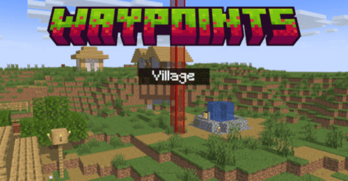 Waypoints Addon (1.20) – MCPE/Bedrock Script Thumbnail