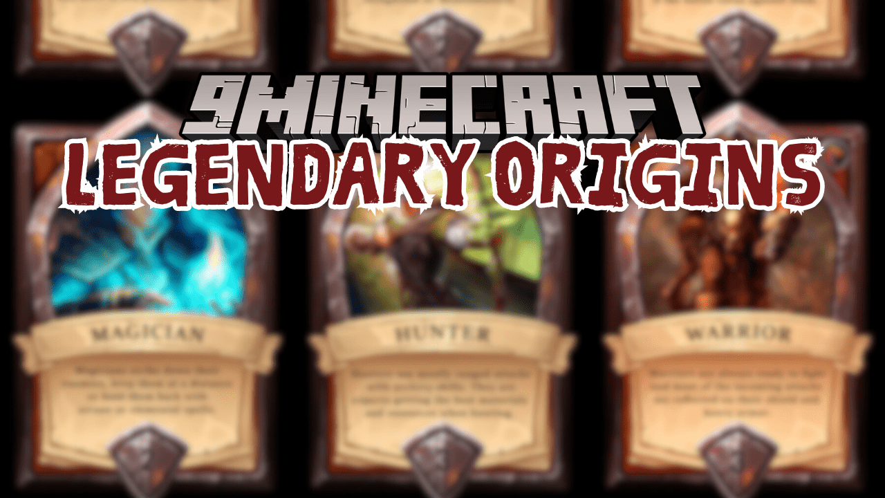 Legendary Origins Mod (1.20.4, 1.20.1) - Addding 4 Races, 6 Classes 1