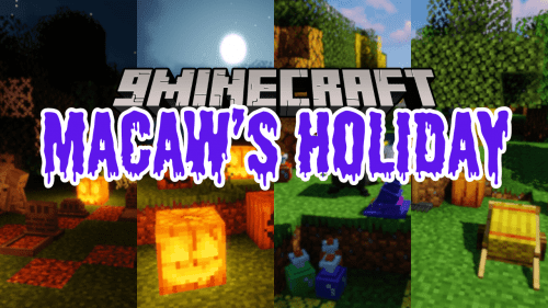 Macaw’s Holidays Mod (1.21, 1.20.1) – Halloween, Christmas, and Easter Decoration Thumbnail