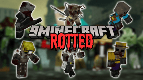 Rotted Mod (1.20.2, 1.20.1) – Features New Types of Zombies Thumbnail