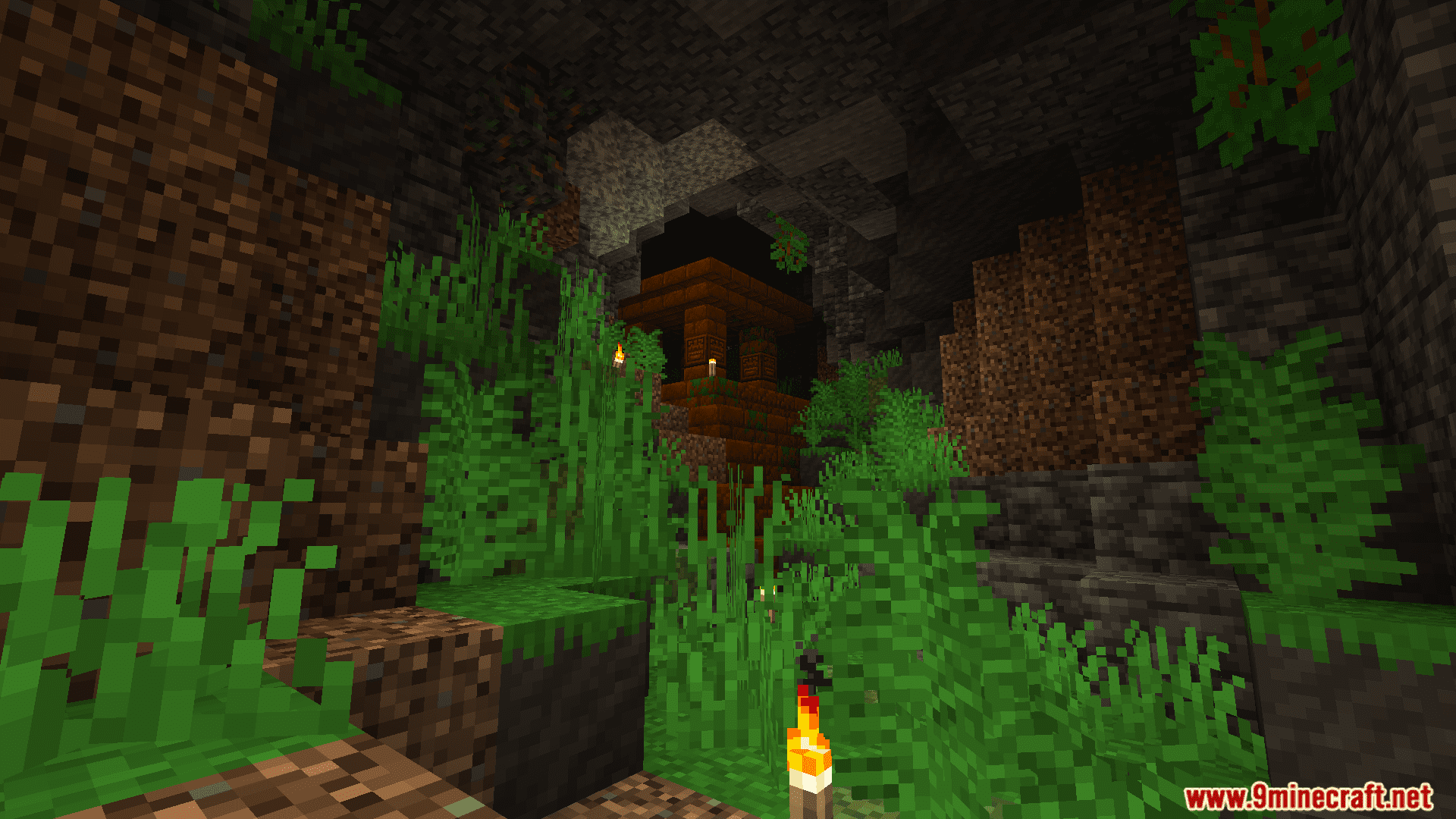 Underground Jungle Mod (1.20.4, 1.19.4) - Adds Underground Jungle Biomes and Structures 4