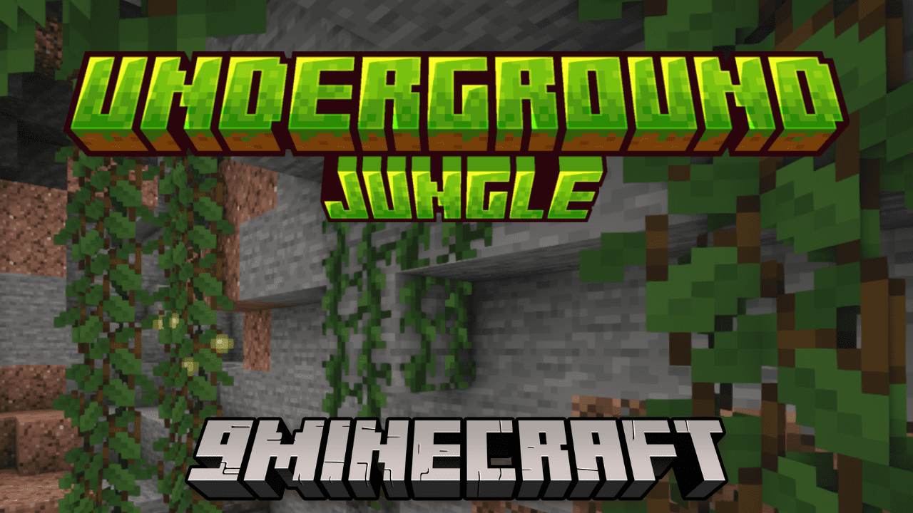 Underground Jungle Mod (1.20.4, 1.19.4) - Adds Underground Jungle Biomes and Structures 1