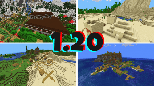 4 New Villages Discovery Seeds For Minecraft (1.20.6, 1.20.1) – Java/Bedrock Edition Thumbnail