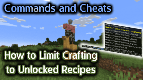 How to Limit Crafting to Unlocked Recipes – Wiki Guide Thumbnail