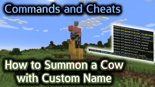 How to Summon a Cow with Custom Name – Wiki Guide Thumbnail