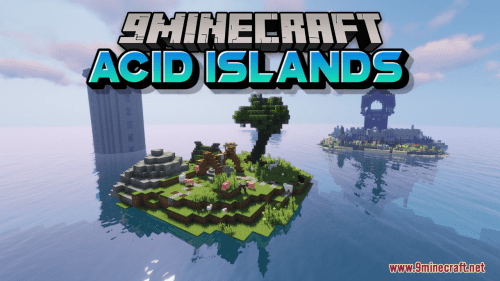 Acid Islands Map (1.20.4, 1.19.4) – Expand, Explore, Survive! Thumbnail