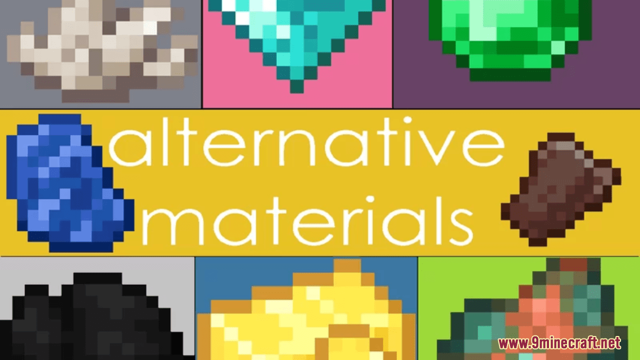 Alternative Materials Resource Pack (1.20.6, 1.20.1) - Texture Pack 1