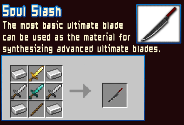 Anime Blades: Unleashed Addon (1.20, 1.19) - MCPE/Bedrock Mod 13