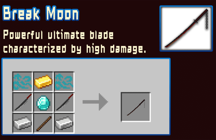 Anime Blades: Unleashed Addon (1.20, 1.19) - MCPE/Bedrock Mod 4