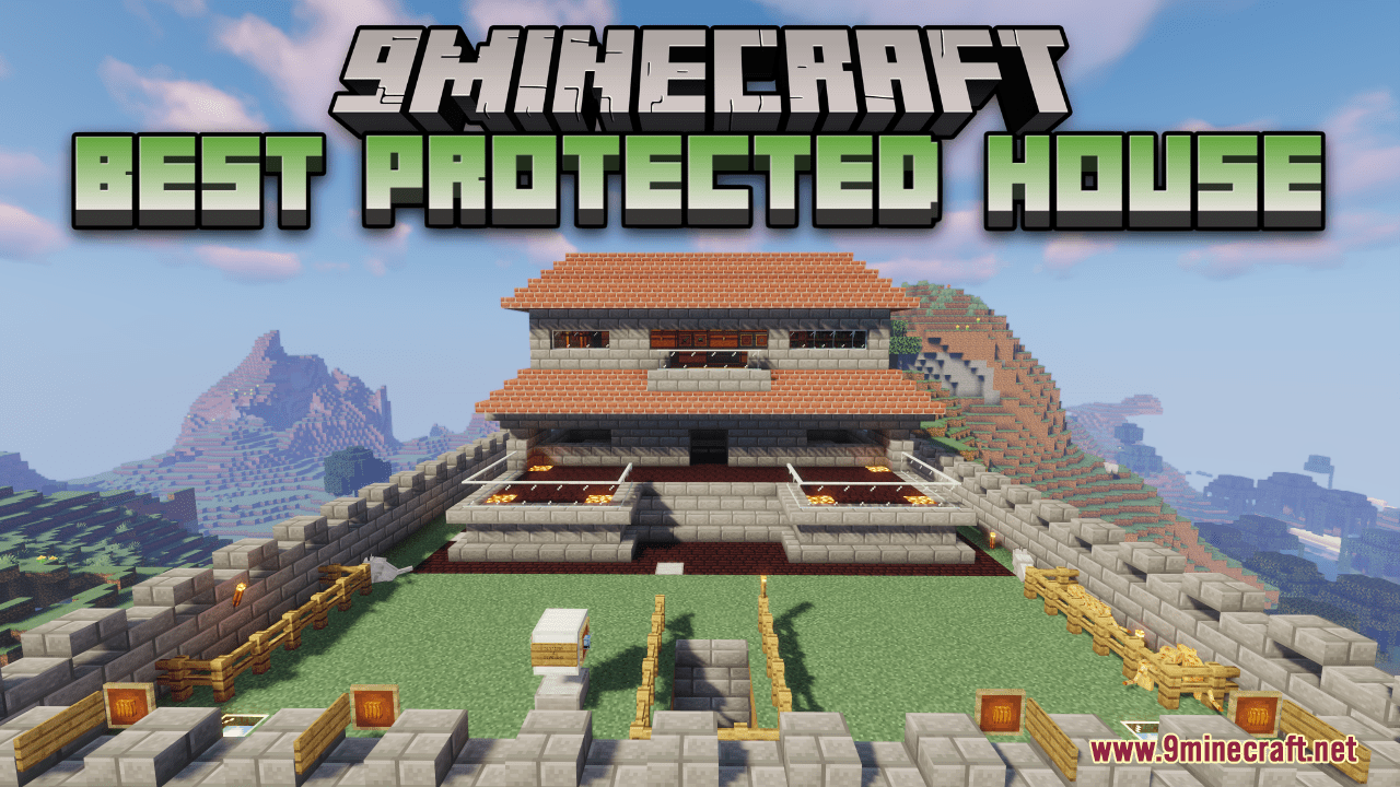 Minecraft´s Best Protected House Map (1.21.1, 1.20.1) - Fortified Shelter 1