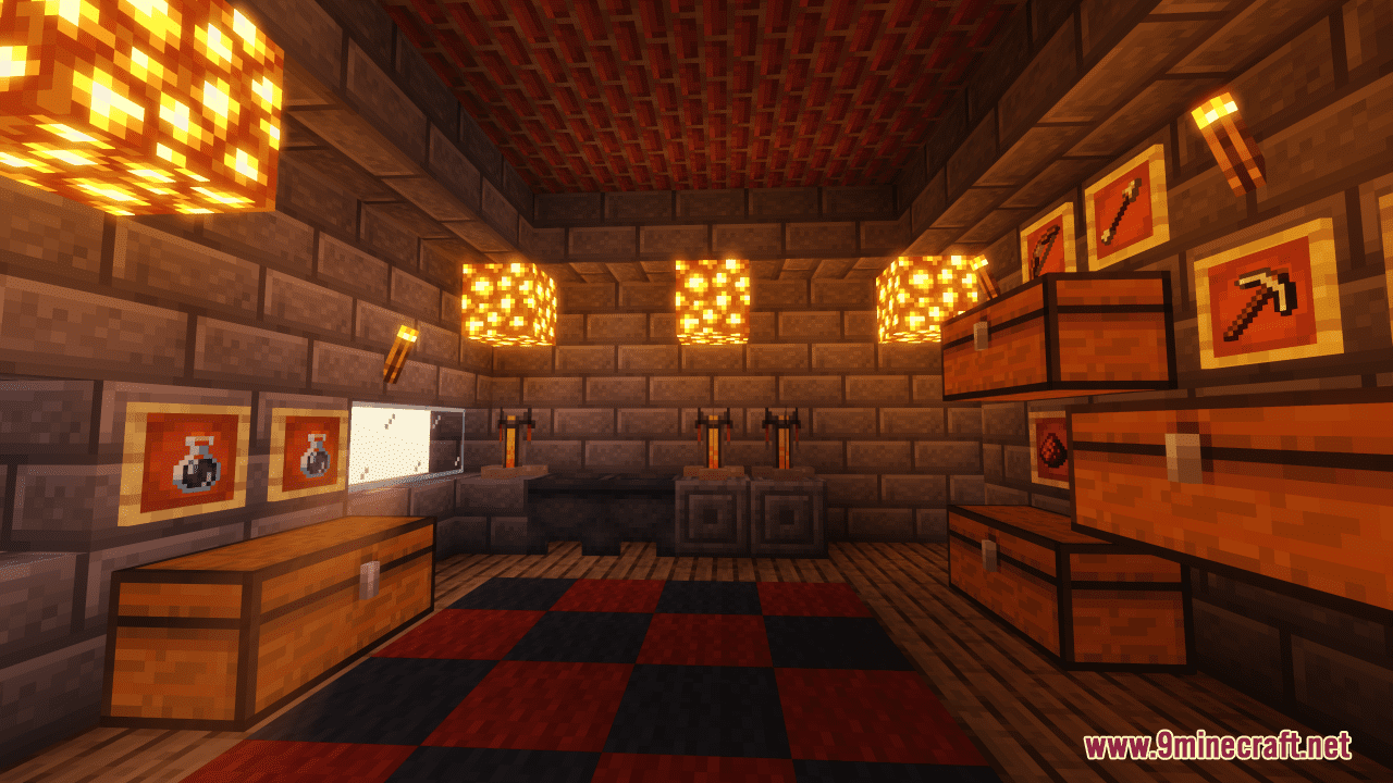 Minecraft´s Best Protected House Map (1.21.1, 1.20.1) - Fortified Shelter 4