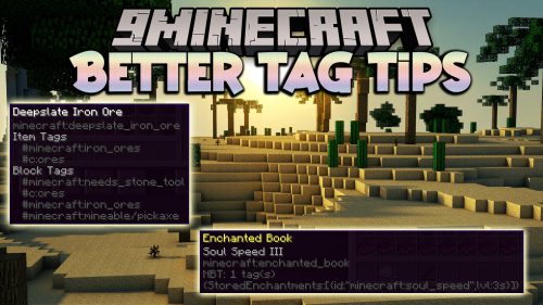 Better Tag Tips Mod (1.20.6, 1.20.1) – More Information for NBT and Tags Thumbnail