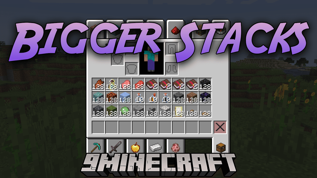 Bigger Stacks Mod (1.20.1, 1.19.4) - Tailoring Stack Sizes In Minecraft 1