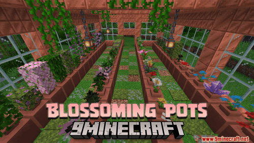 Blossoming Pots Data Pack (1.20.3, 1.19.4) – A Blooming Experience! Thumbnail