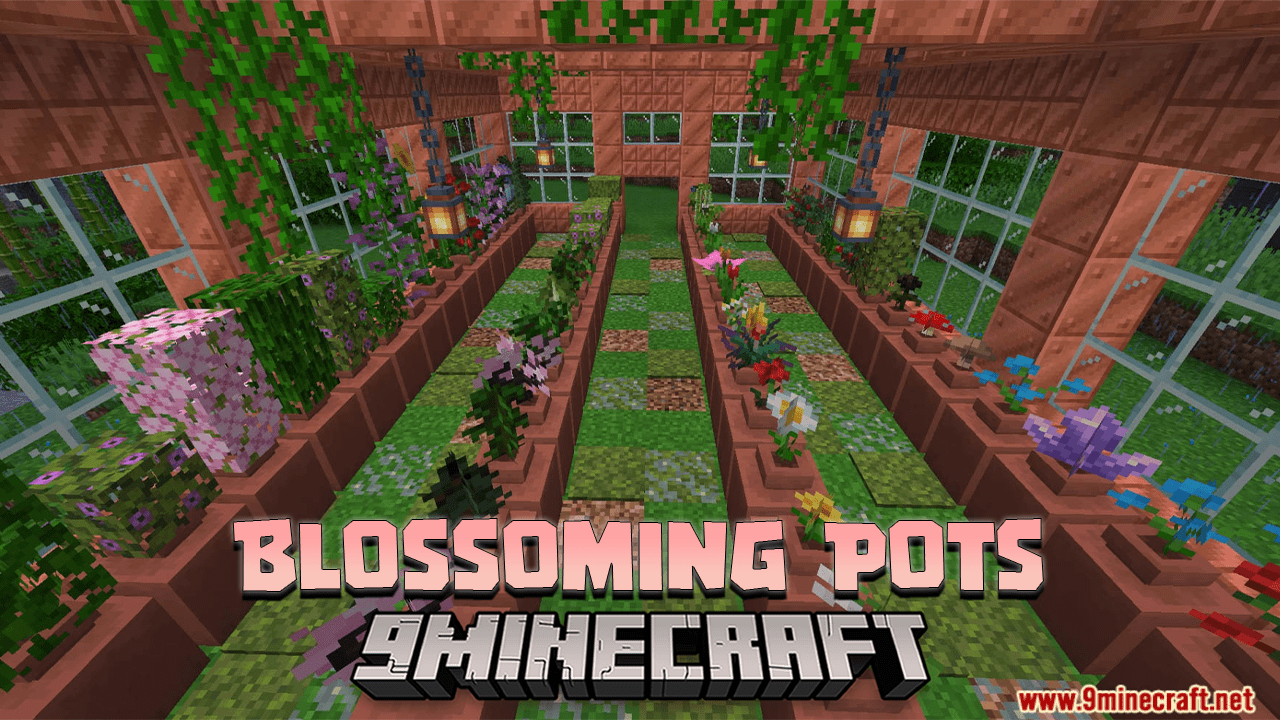 Blossoming Pots Data Pack (1.20.3, 1.19.4) - A Blooming Experience! 1