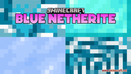 Blue Netherite Resource Pack (1.21, 1.20.1) – Texture Pack Thumbnail