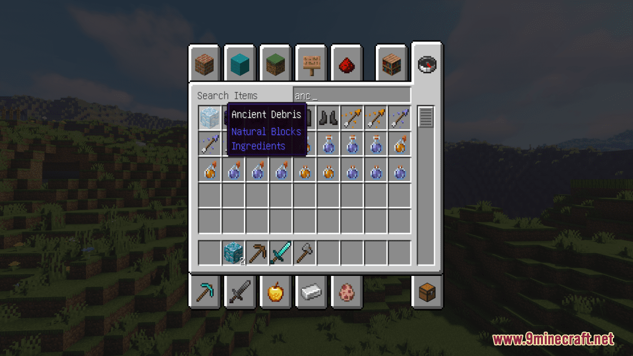 Blue Netherite Resource Pack (1.21, 1.20.1) - Texture Pack 7