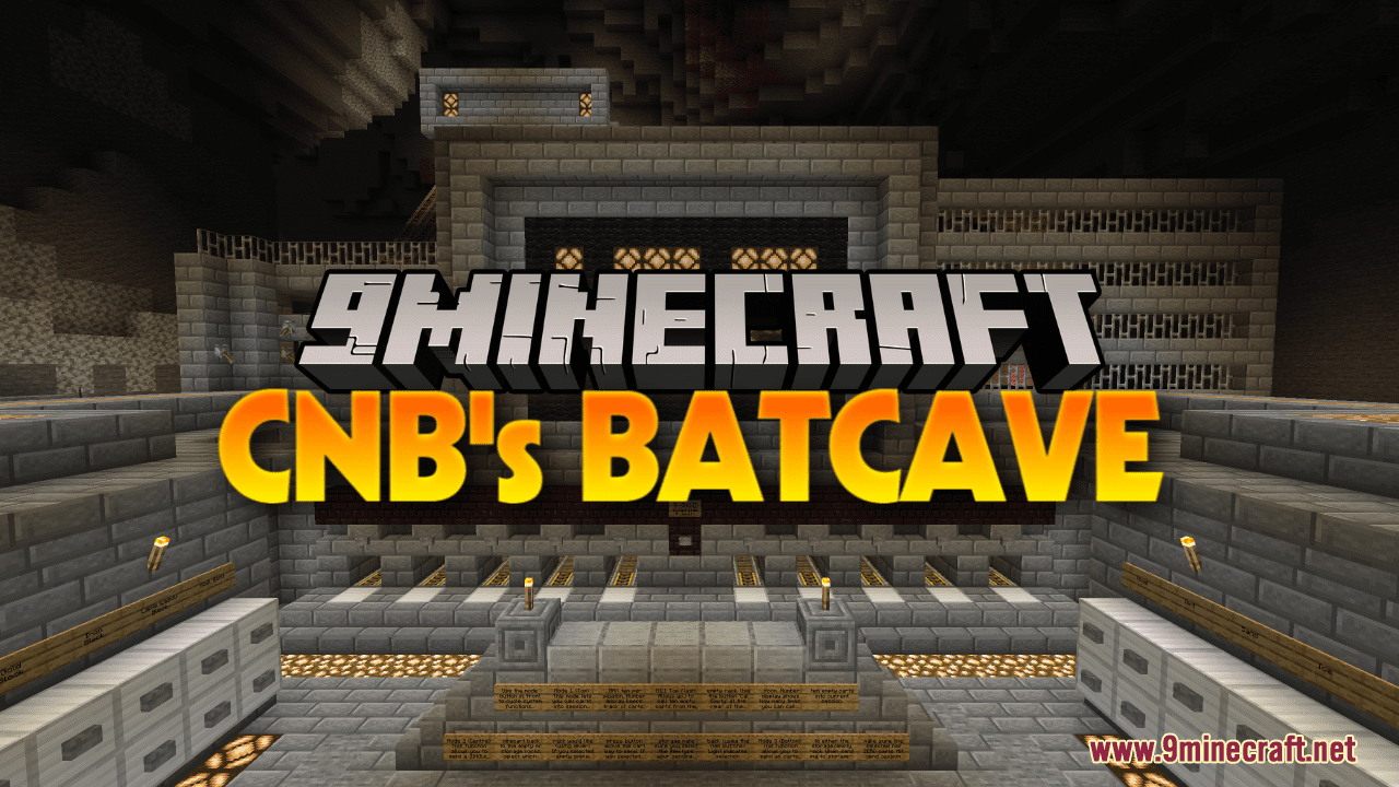 CNB's Batcave Map (1.20.4, 1.19.4) - Unveil the Secrets 1