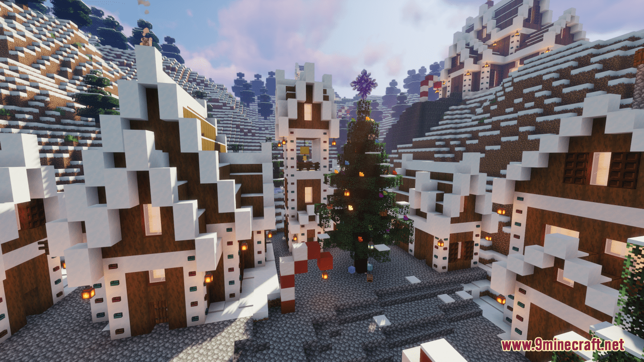 Christmas Village Map (1.21.1, 1.20.1) - Festive Delight 6