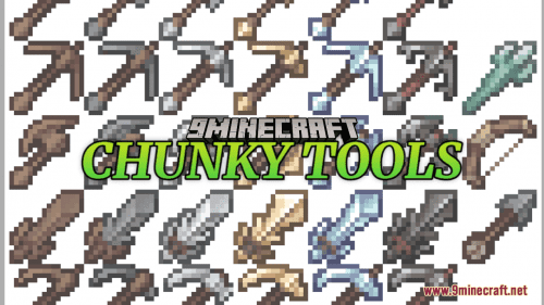 Chunky Tools Resource Pack (1.20.6, 1.20.1) – Texture Pack Thumbnail