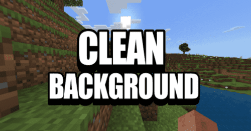 Clean Background Texture Pack (1.20, 1.19) – MCPE/Bedrock Thumbnail