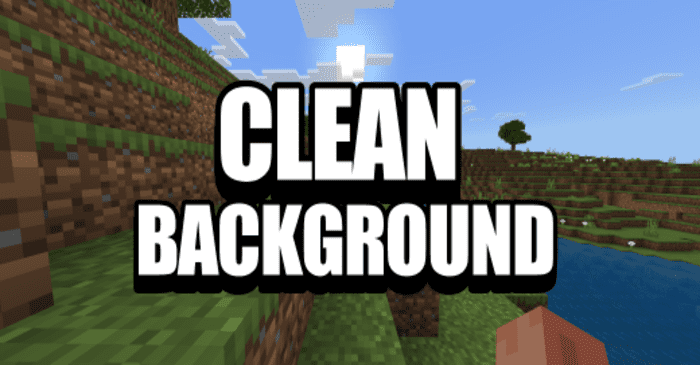 Clean Background Texture Pack (1.20, 1.19) - MCPE/Bedrock 1