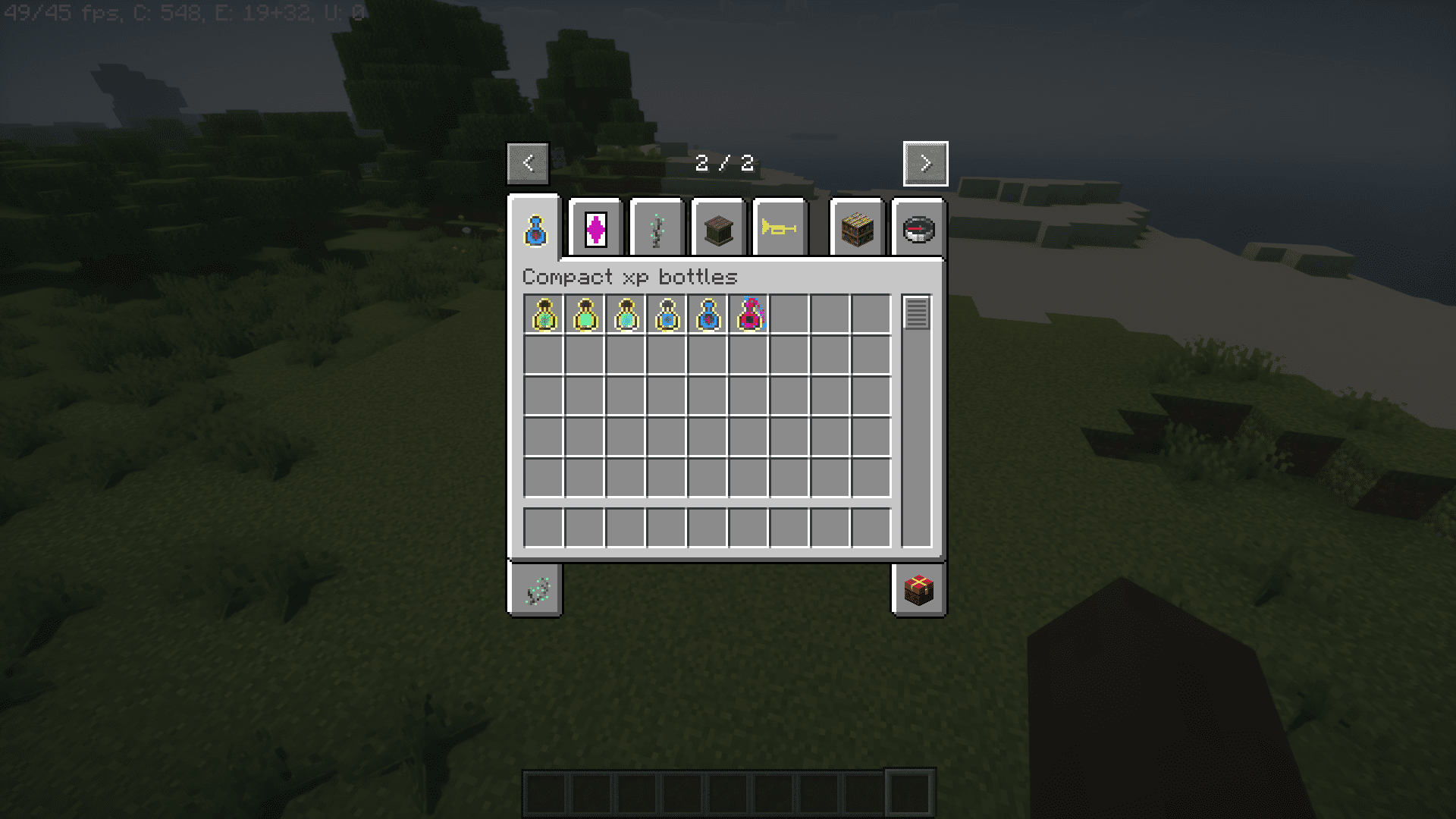 Compact Experience Bottles Mod (1.20.1, 1.19.3) - Concentrated XP Bottles 5