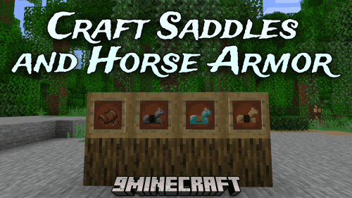 Craft Saddles And Horse Armor Mod (1.20.4, 1.19.4) – Saddle Crafting Unleashed Thumbnail