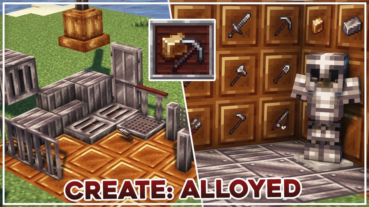 Create Alloyed Mod (1.19.2, 1.18.2) - New Metals Bronze and Steel 1