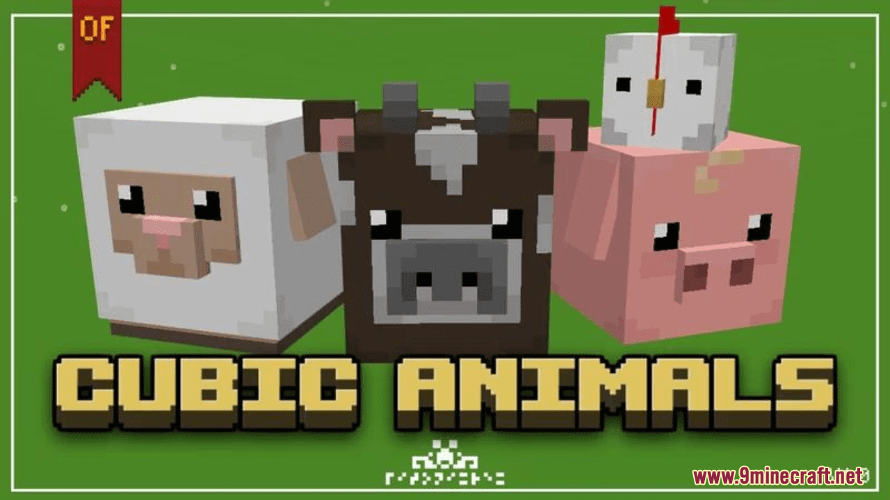 Cubic Animals Resource Pack (1.20.6, 1.20.1) - Texture Pack 1