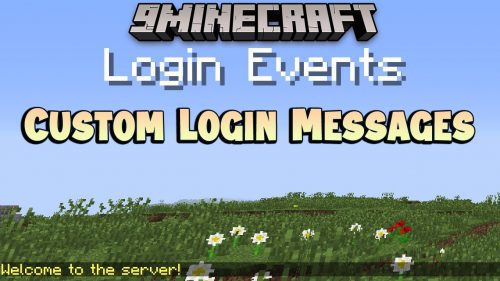 Custom Login Messages Mod (1.20.6, 1.20.1) – Welcome To The Server Thumbnail