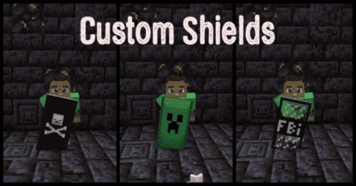 Custom Shields Texture Pack (1.20, 1.19) – MCPE/Bedrock Thumbnail