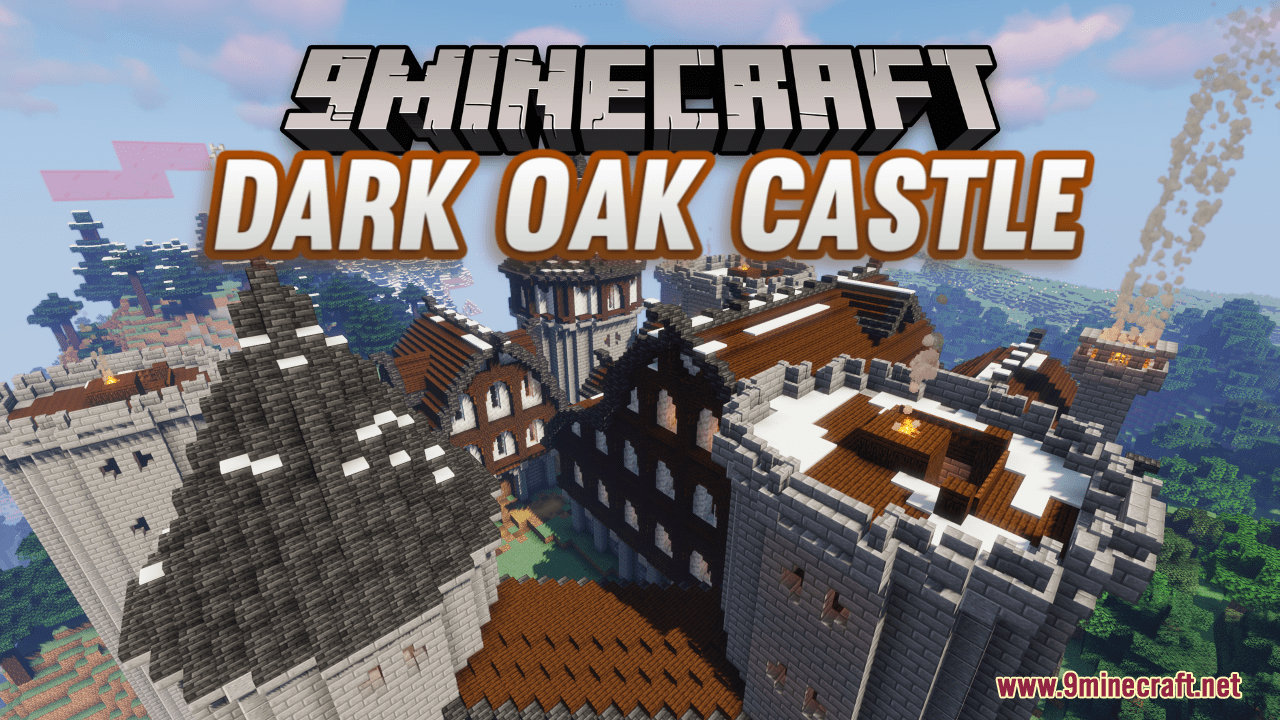 Dark Oak Castle Map (1.20.4, 1.19.4) - Shadowed Majesty 1