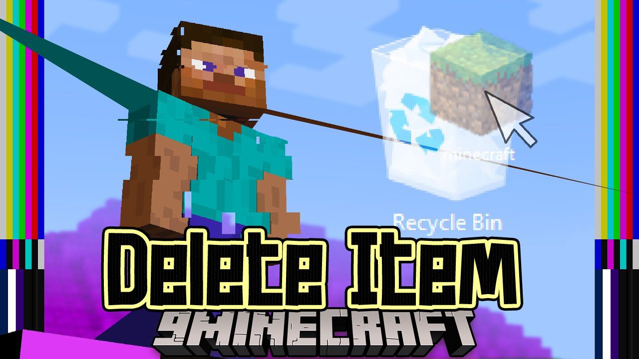 Delete Item Mod (1.19.4, 1.18.2) - ItemStack Deleting for Servers 1