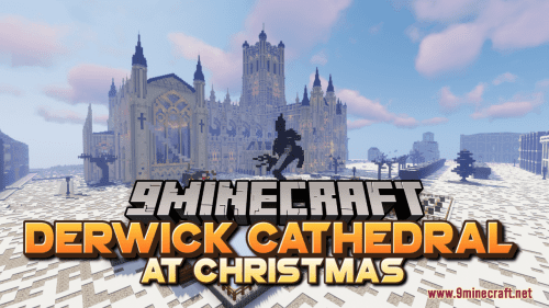 Derwick Cathedral at Christmas Map (1.20.4, 1.19.4) –  Festive Minecraft Wonderland Thumbnail