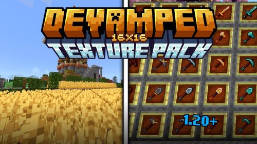 Devamped 16x Texture Pack (1.20) – MCPE/Bedrock Thumbnail