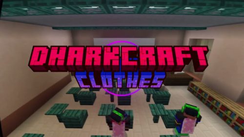 Dharkcraft Clothes Addon (1.20) – MCPE/Bedrock Mod Thumbnail